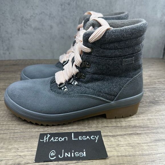 Keds~Women’s~Gray WaterResistant Boot w/ Thinsulate High Top~Size 6 - Picture 1 of 10
